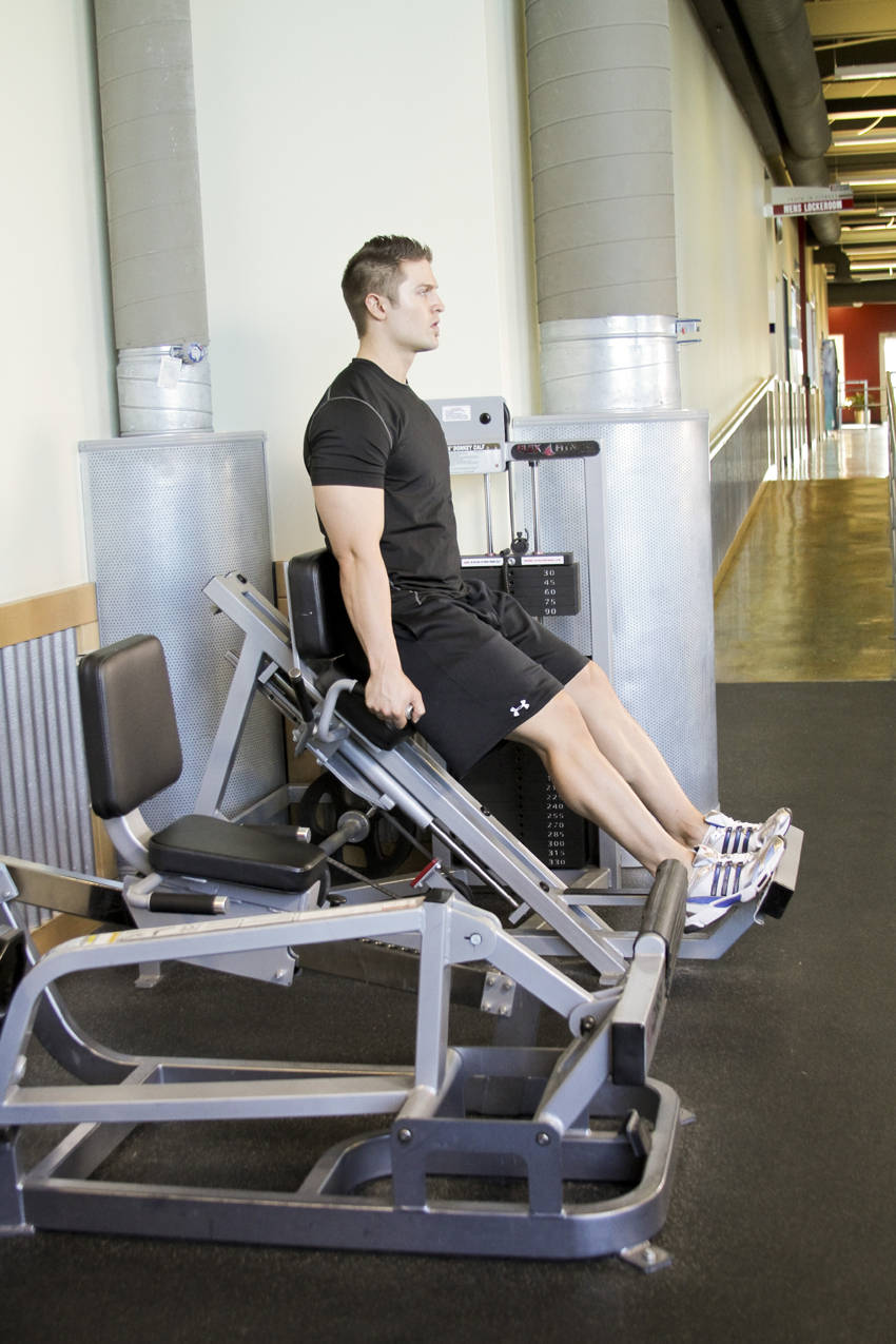 Calf Press end ki position