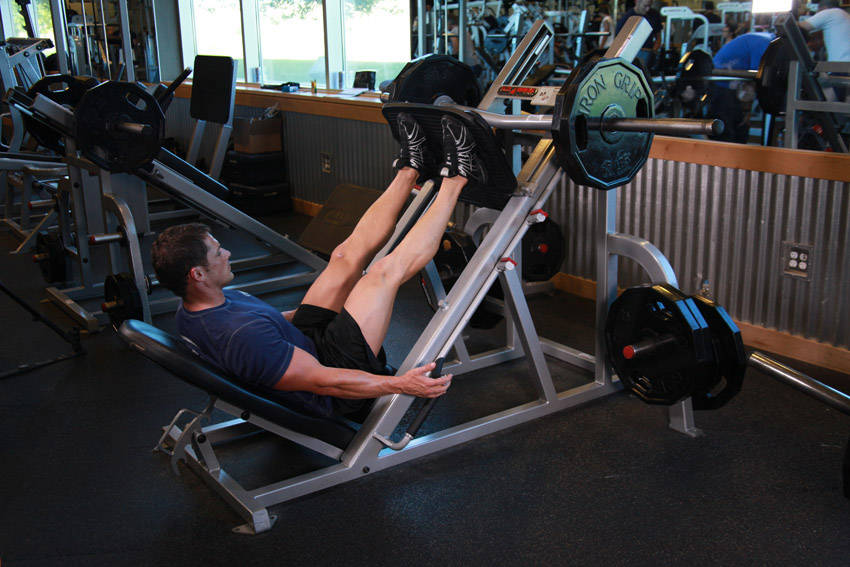 Leg Press shuru ki position