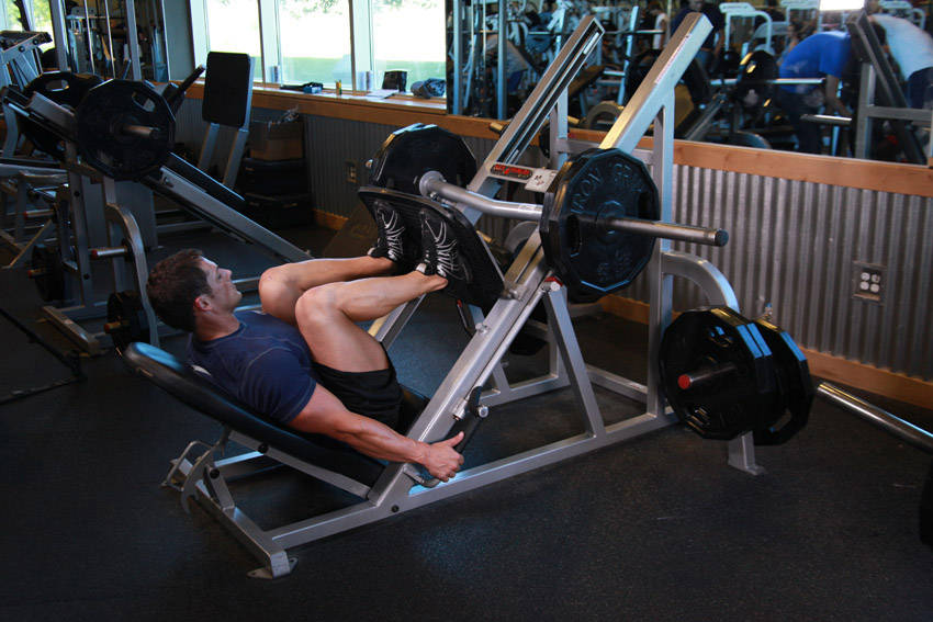 Leg Press end ki position