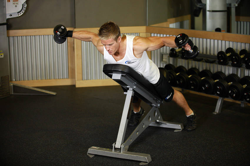 Reverse Fly (rear delt) end ki position